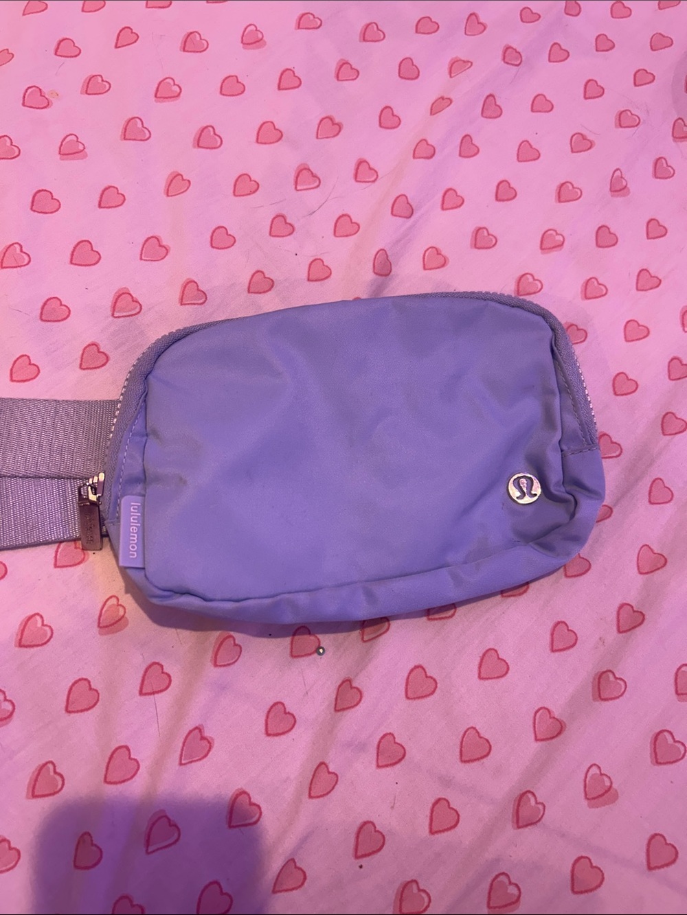 lululemon athletica Light Blue Mesh Zip Pouch